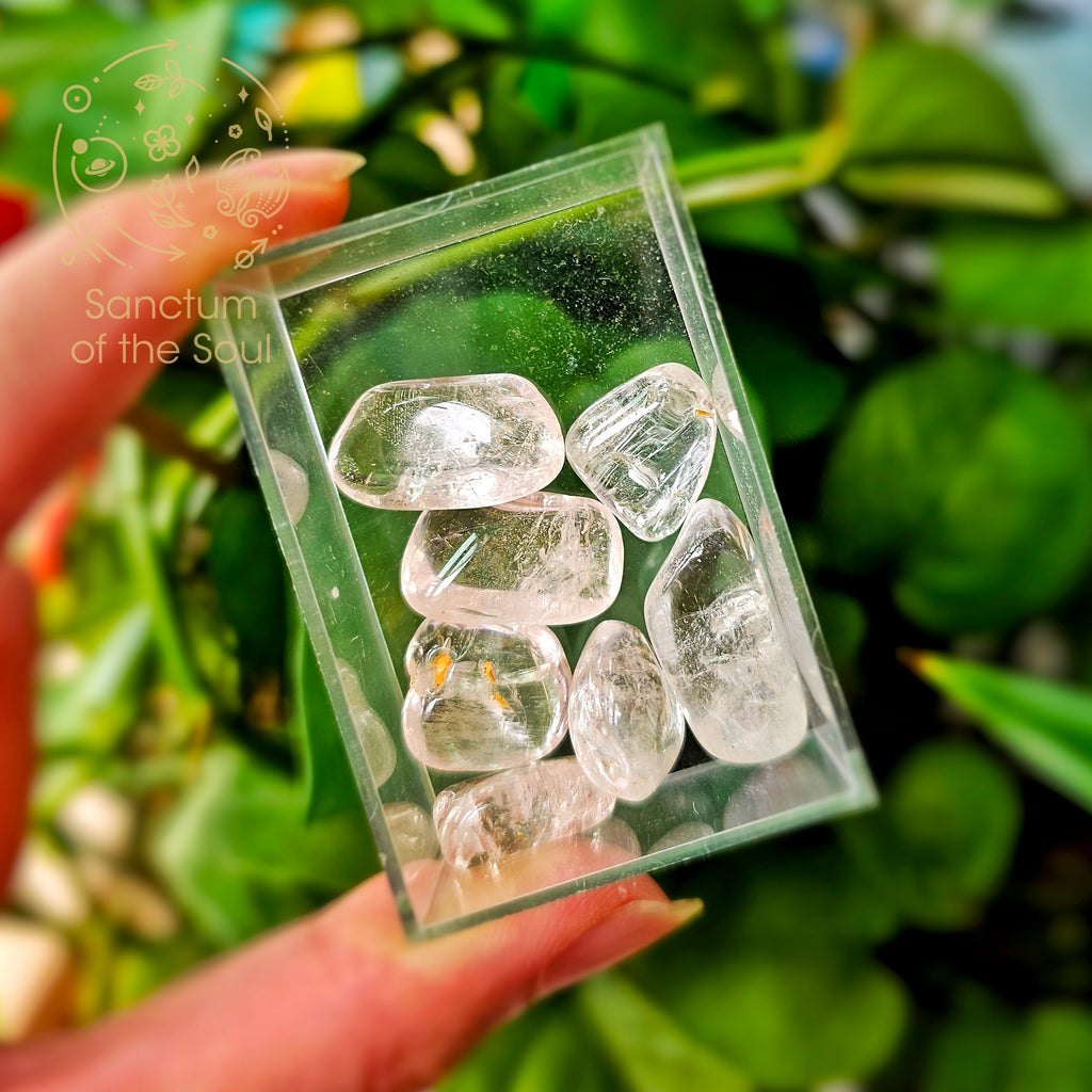 Photo of gemmy, clear, pale pink danburite crystals. 